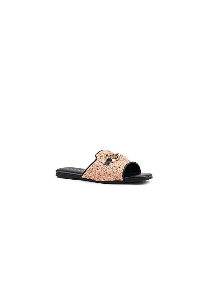 كابلي Girls Flat Slide Slippers